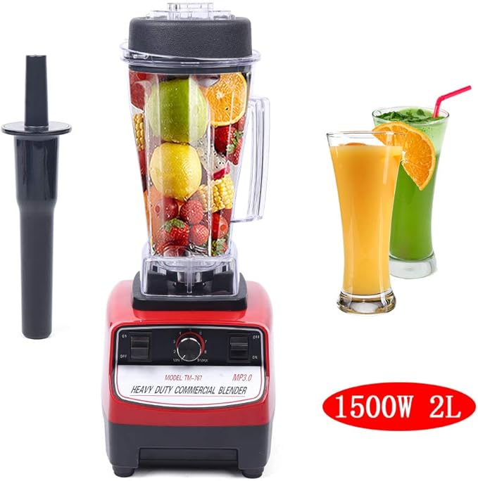 TM-767 1500W 2L Commercial Blender Mixer Industrial-grade Strong Motor AC 110V