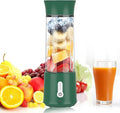 Portable Mini Smoothie Blender Personal Size Electric USB Juicer Cup 500ML with 6 Blades 18000RPM Mixing Efficiently and 25 Cups After Full Charged for Office Gym Camping Travel