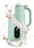 Automatic Nut Milk Maker Soya Milk Maker Milk Maker With Delayed Start Heating Self-Cleaning Oven Function Milk Dispenser for Homemade Milk Oatmeal Soya Milk. (1 pc)