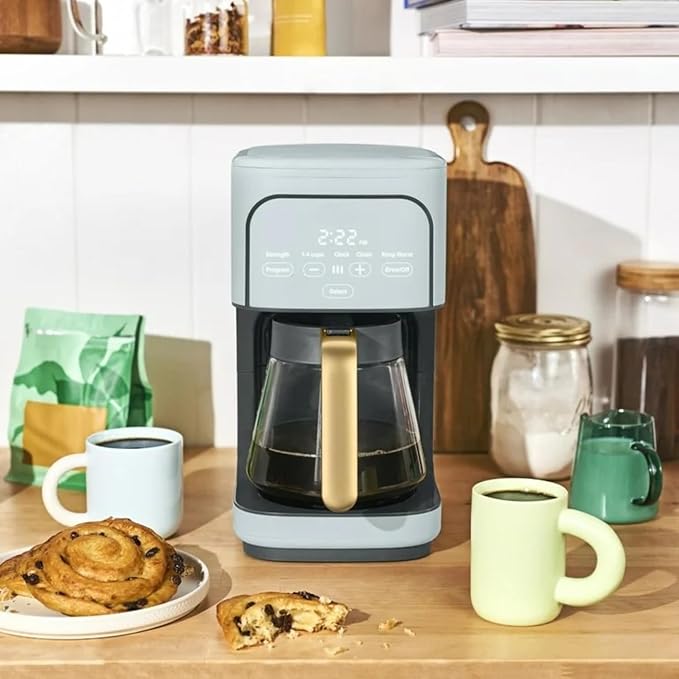 Coffee Maker 12-Cup Programmable Drip Coffee Maker Adjustable Brew Strength Keep Warm Function Easy-to-Use Coffee Machine
