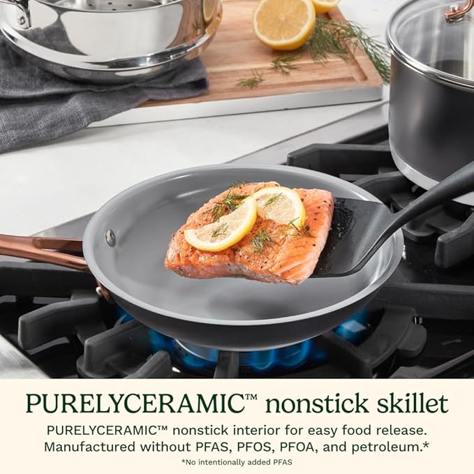 Cuisinart 11-Piece Matte Black Elegance Cookware Set