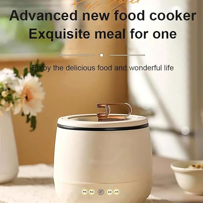 Smart Mini Rice Cooker Multi-Function Cooker Mini Hot Pot Rice Cooker Portable Mini Rice CookerLight Green
