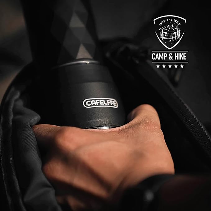 3-in-1 Portable Manual Espresso Coffee Machine 18Bar Cold and Hot Brew Mini Coffee Maker with Milk Foam Press Lever 120ml Cup Work with DG/NES Capsule and Ground Coffee