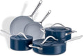 Ceramic Cookware Set Nonstick Ceramic Pots and Pans Non Toxic Frying Pans Sauce Pan Saute Pan with Lid Stay-Cool Handles Dishwasher &amp Oven Safe Compatible with All Cooktops