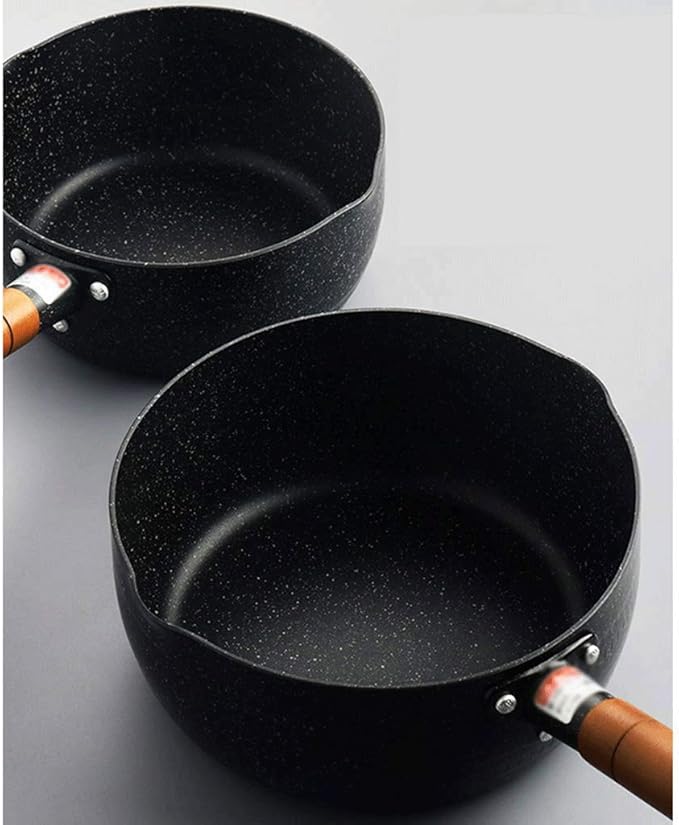Ceramic Cookware Set New Technology Double Nonstick Coating Kitchen Pots and Pan Set (Size : S) (S)