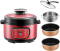 Rice Cooker Household Multifunctional Frying Pan/Wok/Soup Pot 24H Appointment and Keeping Warm for 2-5 People (B 1) (B 4)
