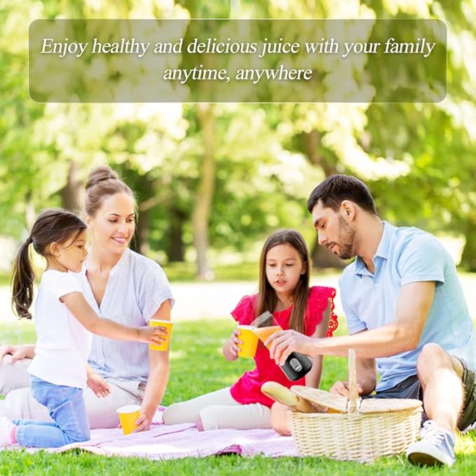 Smoothies Personal Size Single Portable Blender USB Rechargeable Juice Blender with 6 Blades Suitable for Travel Workouts and Outdoor Activities Edible PP (1)