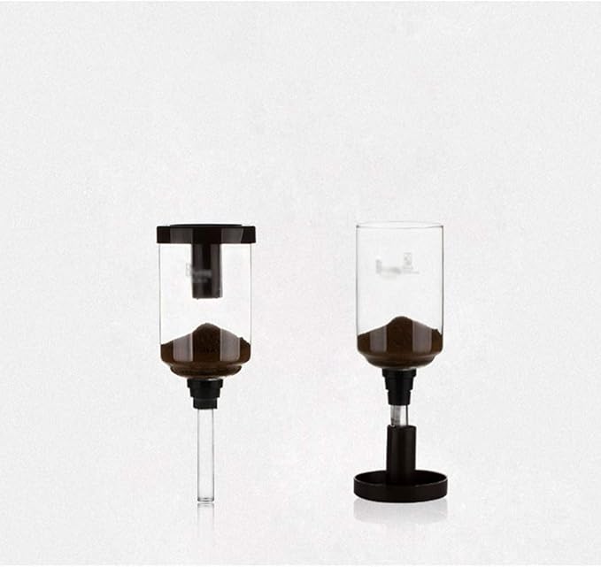 HASMI Coffee Kettle Siphon Coffee Pot Set Filter Pot Glass Household Siphon Coffee Machine Vacuum Coffee Pot Coffee Appliance Coffee Maker Black Dingzhebo2022