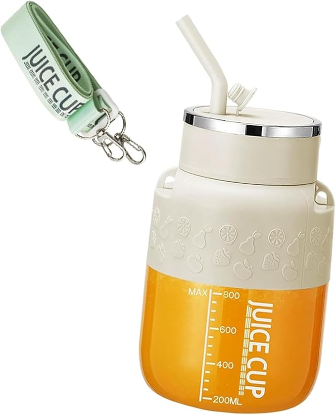 Travel USB 1000mAh Battery 700ml Portable Juicer with Ice Crush for Outdoor Office Protein Shakes Travel Blender Cup