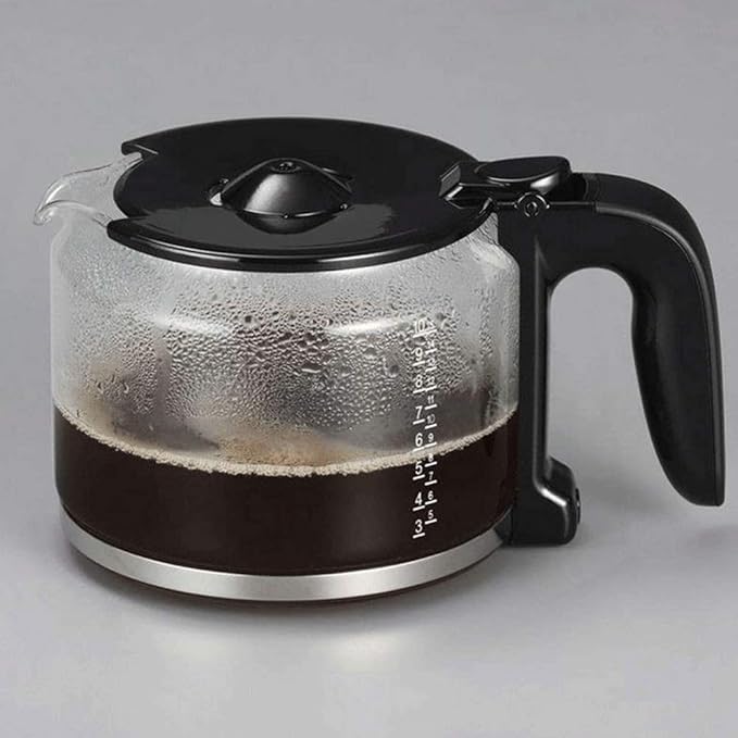 Coffee Machine Coffee MachineFilter Coffee Machine Drip Coffee Maker with 1.25L Glass Jug(10 Cups)Anti-Drip SystemPermanent Reusable FilterTimer FunctionBoil-Dry Protection