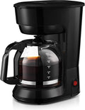 12 Cup Drip Coffee Maker Automatic Shut-Off Temperature Control 1.8L Black
