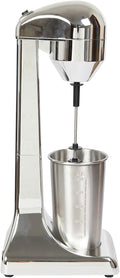 Milkshake Maker 100W Electric Milkshake Machine Single Head Drink Mixer Blender Machine Milkshake Mixer with a500ml Stainless Steel Cup