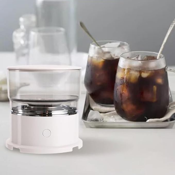 Portable Mini Coffee Maker Small Hand Brewed Coffee Maker for Home and Outdoor Use Automatic Brewing Easy to
