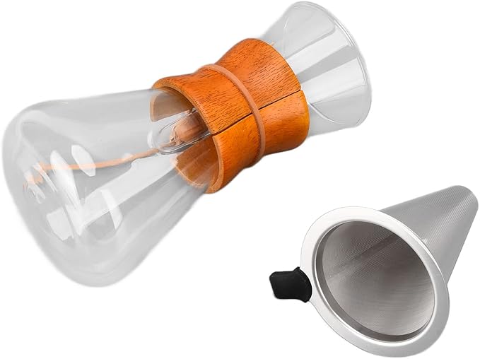 Pour Over Coffee Maker Custom Pour Over Coffee Dripper Stainless Steel Filter for Home Office Supplies Drip Maker