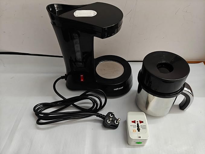 Cafe Zest Drip Coffee Maker| 450W Coffee Machine for Home | 500ml Capacity | Black