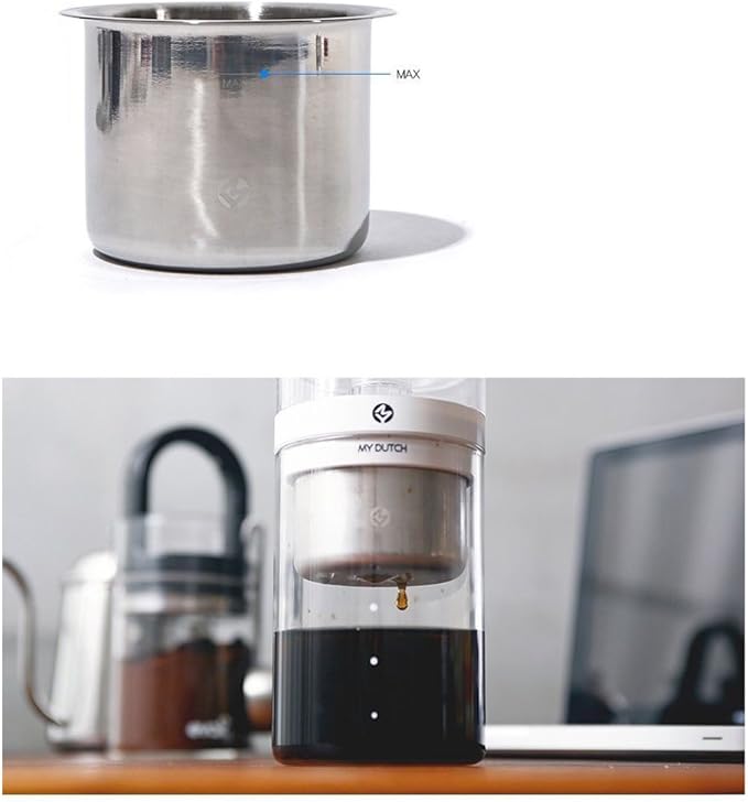 MY DUTCH M350 Cold Brew Dutch Drip type coffee maker hand drip coffee making &amp Simple English User's Guide (White)