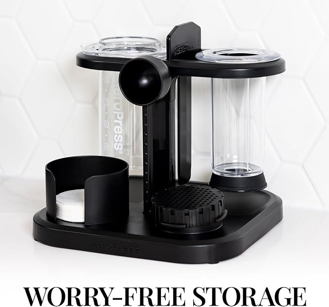 AeroPress 3 in 1 Coffee Maker Bundle - French Press Pourover &amp Espresso-Style Coffee Portable &amp Ideal for Camping