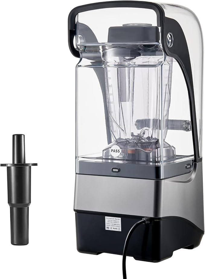 Happybuy 1400W Professional Blender for Smoothies 85 oz Capacity Multi-Functional Kitchen Blender with Noise Cover Perfect for Smoothies Milkshakes and Juices