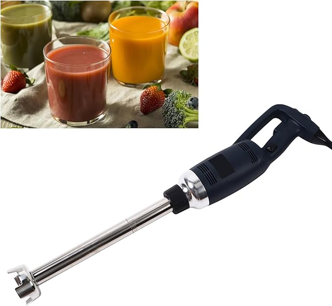 Immersion Blender Handheld Immersion Hand Blender 750W 100L Stainless Steel with 400mm Detachable Blade Adjustable Speed Electric Stick Mixer for Kitchen(#1)