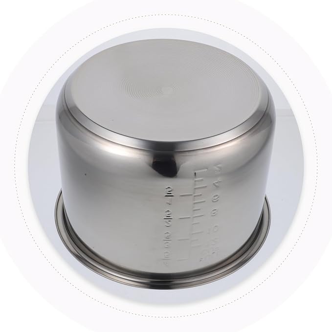 Cabilock Rice Cooker Inner Pot Inner Cooking Pot Aluminum Electric Rice Cooker Liner Non-stick Non-stick Cooking Liner Accessories (6L) Universal