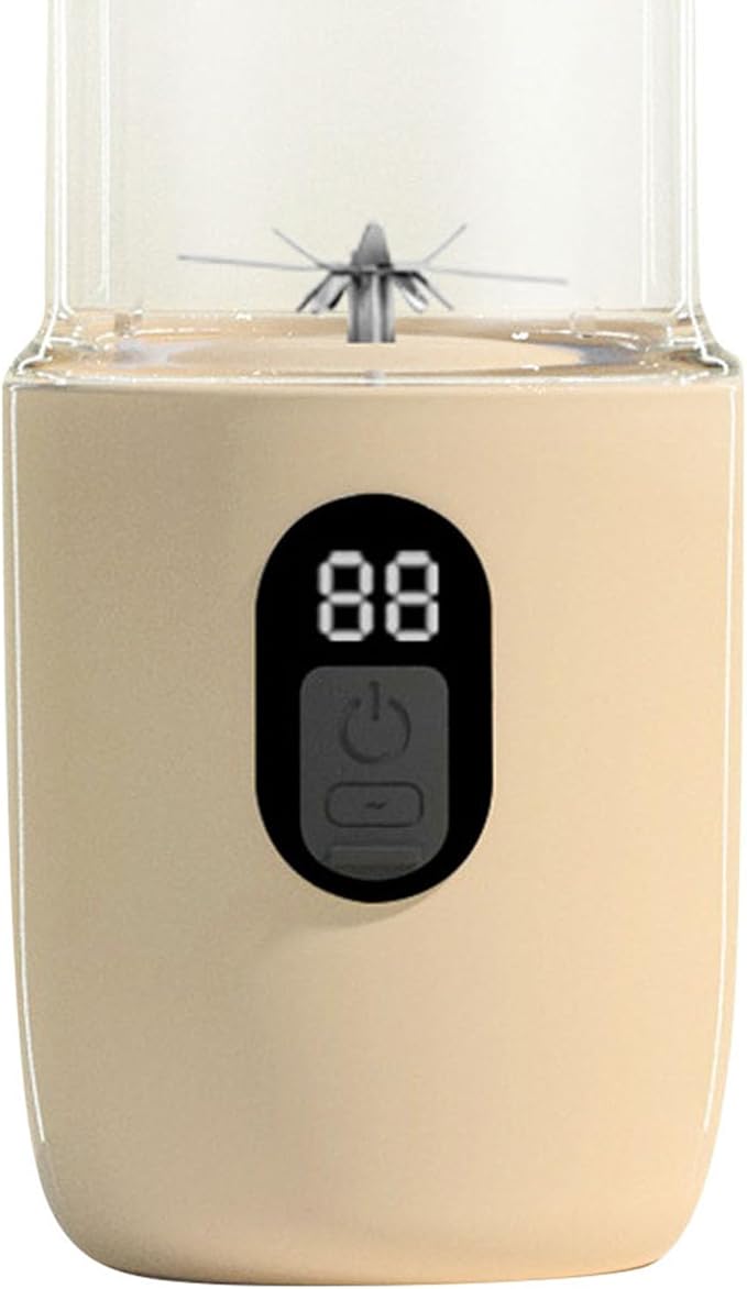 Diydeg Portable Blender 500ml 40W 20800RPM Powerful Cordless Personal Blender USB Rechargeable Mini Travel Cup with 16 Stainless Steel Blades for Home and Office