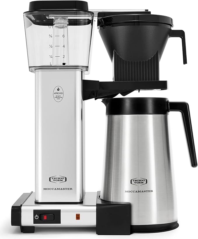 Technivorm Moccamaster 79312 KBGT Coffee Brewer 40 oz Polished Silver