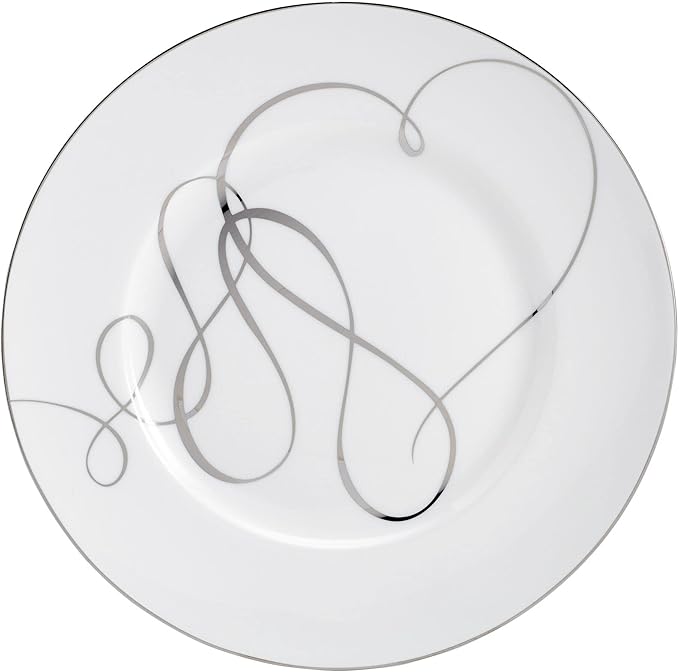 Mikasa Love Story Platinum Banded 24 Piece Dinnerware Set Service for 8
