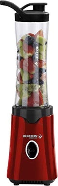 Holstein Housewares HH-0914902RM Personal Single-Serve Blender Metallic Red