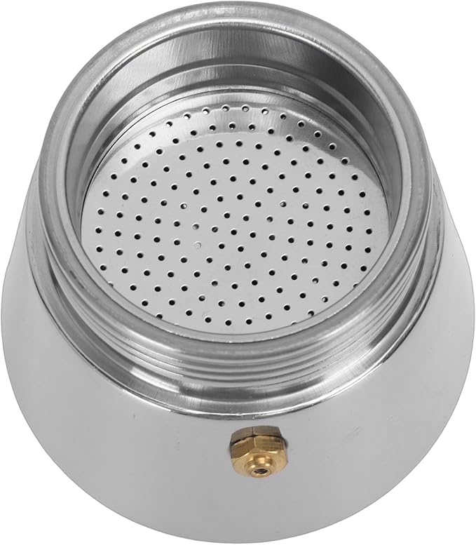 Pssopp Italian Coffee Machine 304 Stainless Steel Easy Extraction Stunning Octagonal Design Stovetop Coffee Maker for Travel Kitchen (3 Cups 150ML)