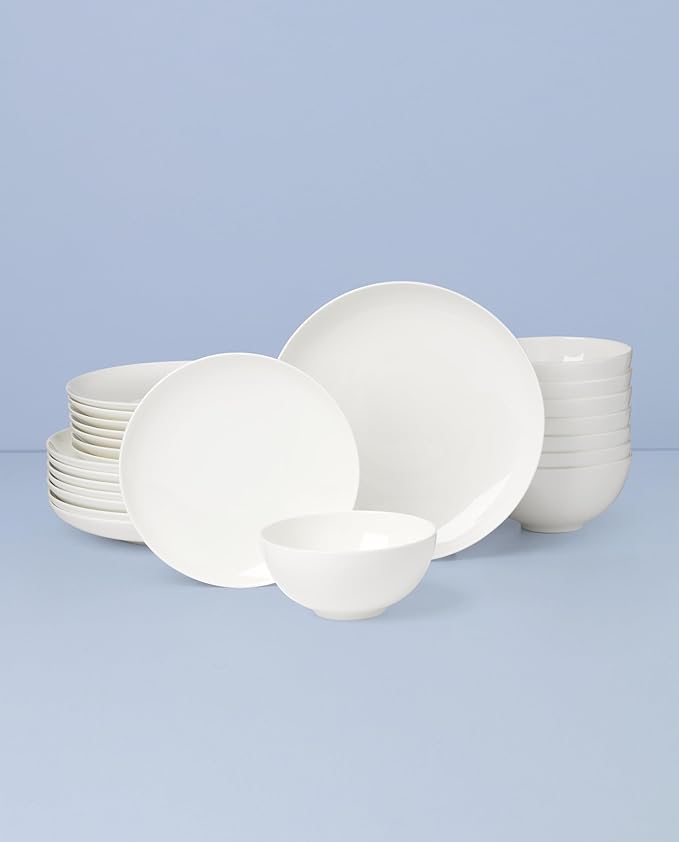 Lenox 899188 Studio 1414 Coupe 24-Piece Dinnerware Set Service For 8