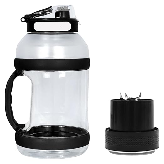 Powerful Portable Juicer Maker - 2000ml Capacity USB Rechargeable Blender Smoothies Juices - Ideal Home Office Outdoor Use(02)