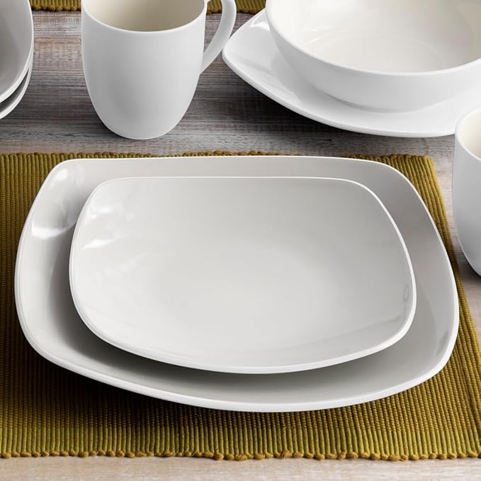 Noritake Colorwave White 4-Piece Square Place Setting Service for 1