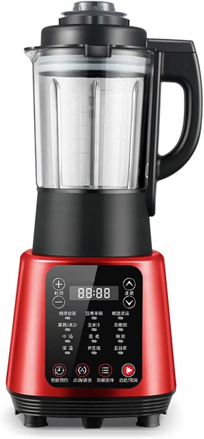 Juicer Machines Food Grinder Quiet &amp Safe Motor Higher Juicer Yield and Drier Pulp of Soft and Hard Fruit Juice Recipes Red (Red 20 * 50CM)