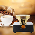 Portable Siphon Coffee Heating Burner 5 Speed Temperature Adjustment No Open Flame Heating Rotary Switches Adjustable Heat for Siphon Coffee Maker