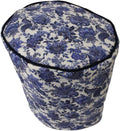 Cotton Cover Compatible with K Coffee Brewing System (Little K Blue Floral)
