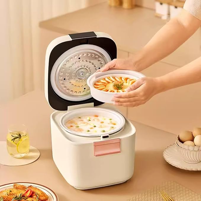 GRFIT Mini Smart Electric Rice Cooker Household Fully Automatic Electric Rice CookerTimed Cooking Rice Cooker (Color : 3L)