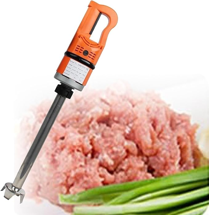 Commercial Handheld Immersion Blender Brushless Motor 500W/1000W 300mm/450mm High Speed Blender 304 Stainless Steel Blender Stick(450mm)