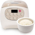 Joydeem Mini Ceramic Rice Cooker 2.5 Cups Uncooked Rice Cookers with Pure Ceramic Inner Pot Healthy &amp PFOA Free 1.2L/1.3 qt DFB-C120