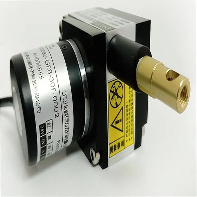 ES02 Pull Wire Displacement Pull Rope Sensor Drawstring Encoder Electronic Ruler(Stroke Within 1200mm(RS485)