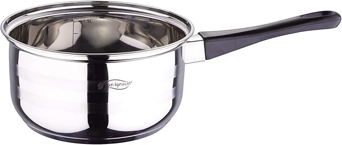 San Ignacio 5-Piece Stainless Steel Cookware Set with Green Neon Frying Pan Set (22 and 26 cm) in Forged Aluminium Suitable for Induction