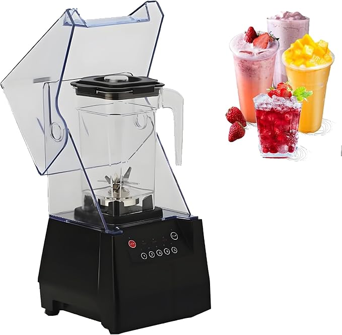 Kitchen High Performance Jug Blender 2l Large Capacity Smoothie Blenders For Kitchen Variable Speed Control With Pulse Smoothie Maker 2200w Easy To Clean 220v