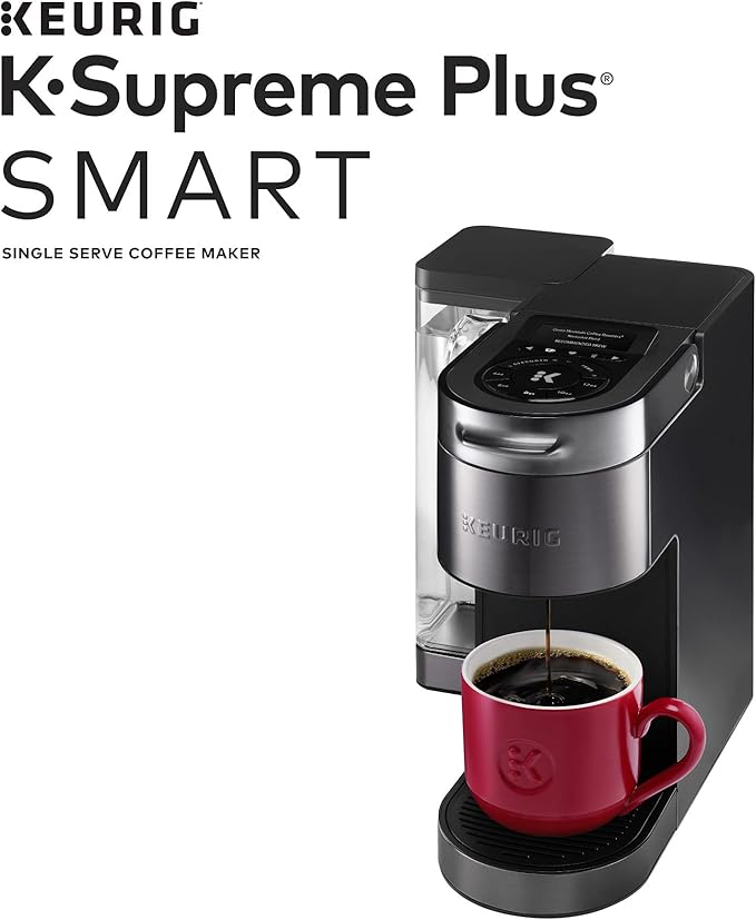 Keurig® K-Supreme Plus SMART Single Serve K-Cup Pod Coffee Maker (Black) 3-Month Brewer Maintenance Kit