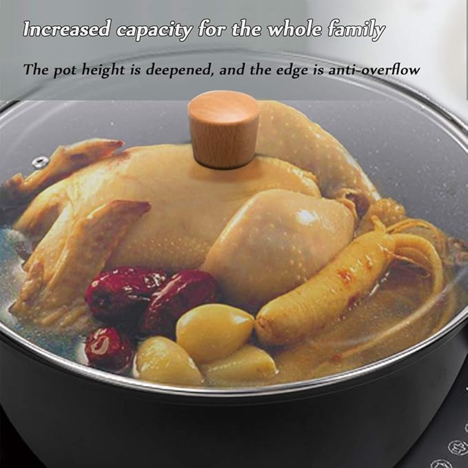 Cooking Pot Non Stick Cookware SetsIron Cooking Pots and PansFrying Pan and Saucepan Set Suitable for All StovesIncluding Induction3PCS vision