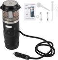 Portable Car Coffeemaker 12V Electric Coffee Machine with Cigarette Lighter Power Supply Automatic Temperature Control Spill Proof Design Durable Nylon and Stainless Steel