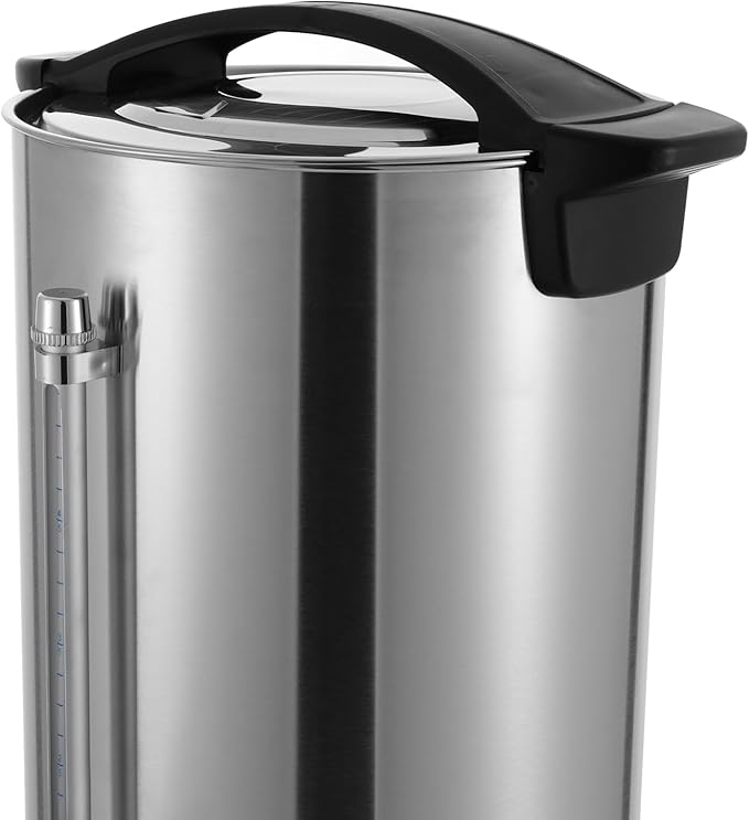 6.6Gal Commercial Coffee Urn110V Large Electric Coffee Percolators w/Indicator Light &amp Practical HandlesElectric Coffee Maker Urn for CateringWeddingParty
