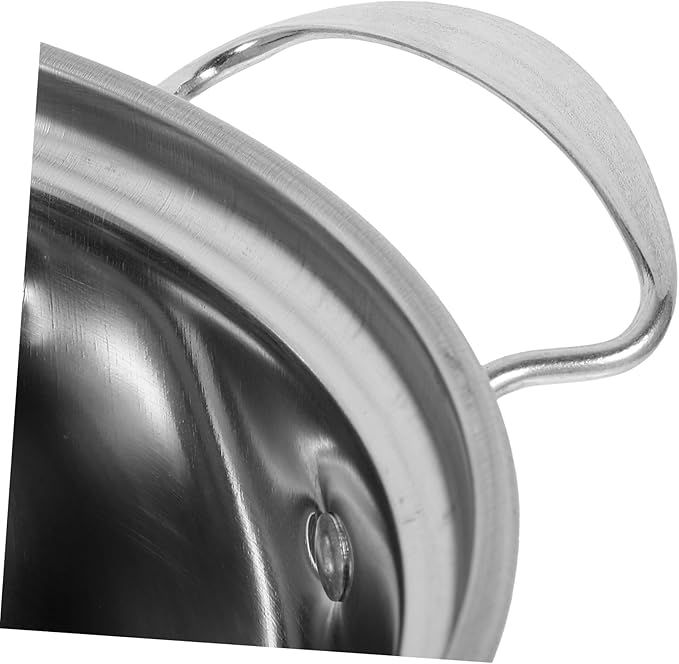 HEALLILY Cookware Set Stainless Steel Soup Pot Milk Pot Frying Pan Utensil Set Non Stick Frying Pans Kitchen