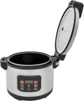 Rice Cooker 60 Cup (Cooked) Professional 13L/13.8Qt Digital Rice Cooker Commercial Extra Large Multifunctional Rice Steamer Stainless Steel Electric Fast Cooking Cooker Pot