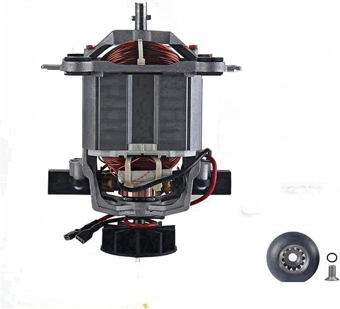 Universal Wall Breaking Accessories 9850 9547 Motor Pure Copper Wire High Horsepower Motor Soybean Milk Machine Motor Sand Ice Machine Juicer Rotor Movement(9547Axis Height 1.7)