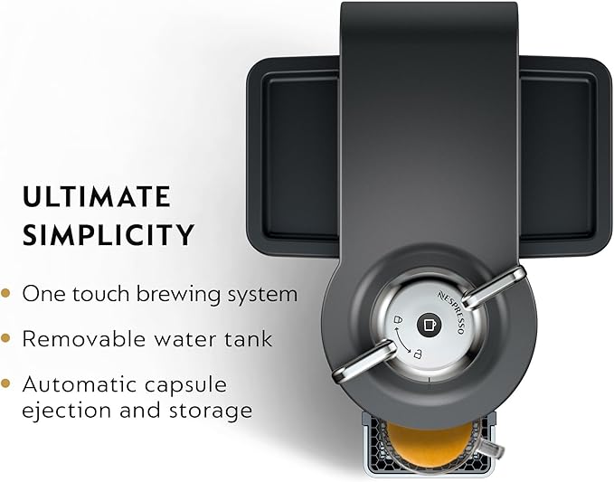 Nespresso Vertuo Coffee and Espresso Maker by De'Longhi Graphite Metal Descaling Kit