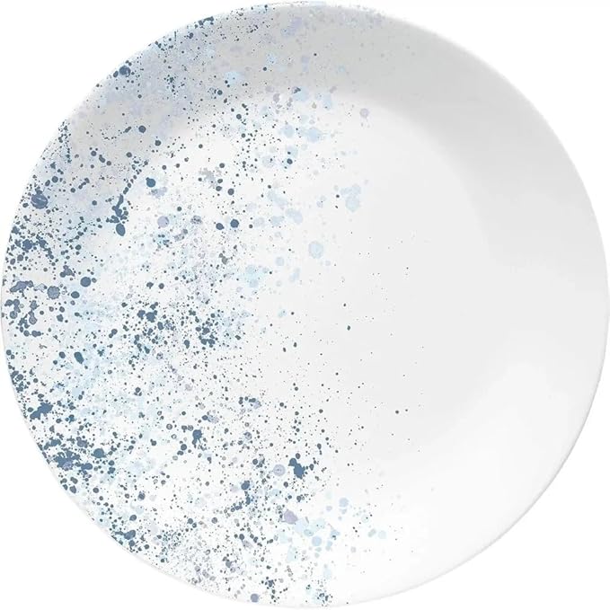 18-Piece Service for 6 Dinnerware Set Lightweight Round Plates and Bowls Family Hotel Tableware